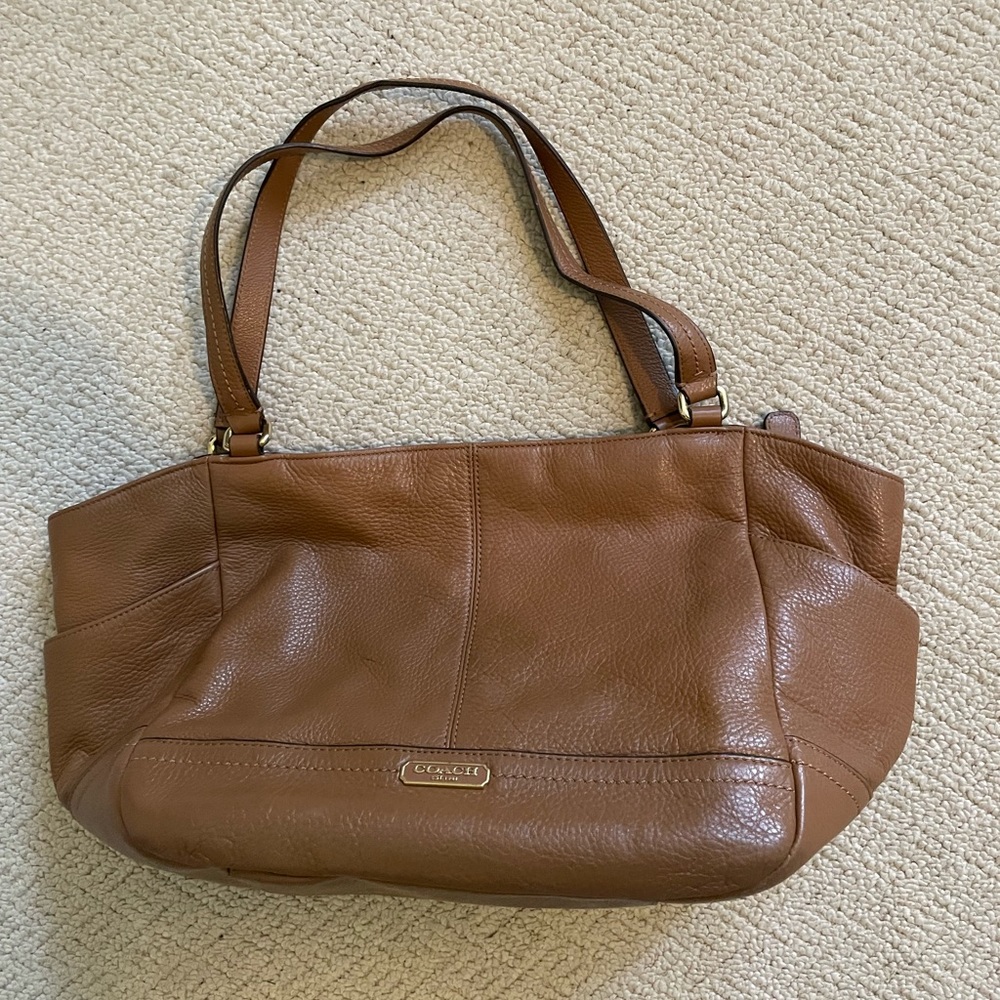 Camel Colored Coach Bag